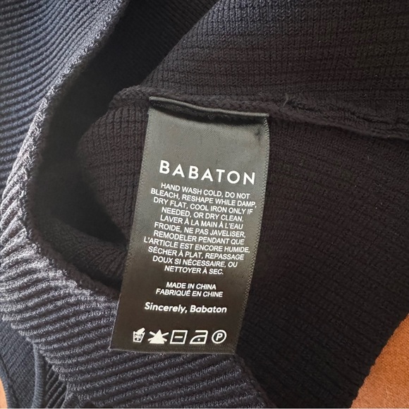 Sculpt Knit Squareneck Tank - Black L - Picture 8 of 8